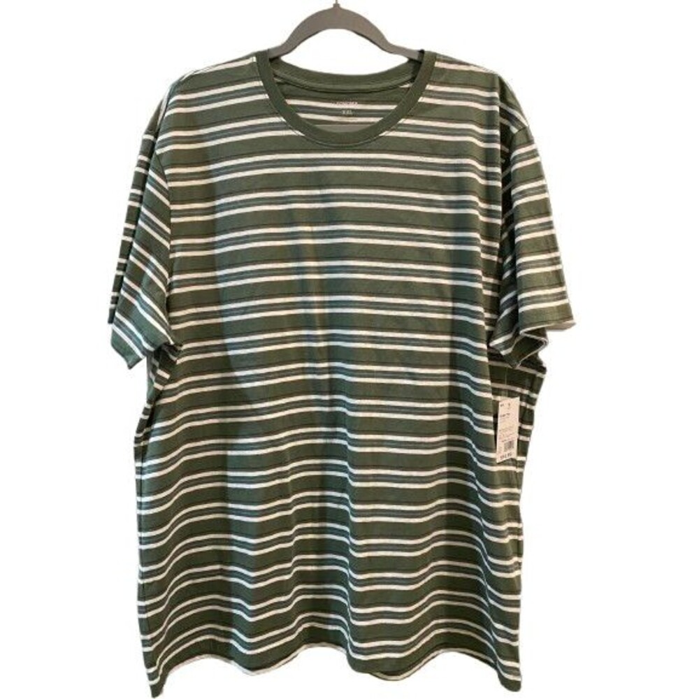 Men's XXL Striped T-shirt Sonoma Short Sleeve Crewneck Tag free Pull-over